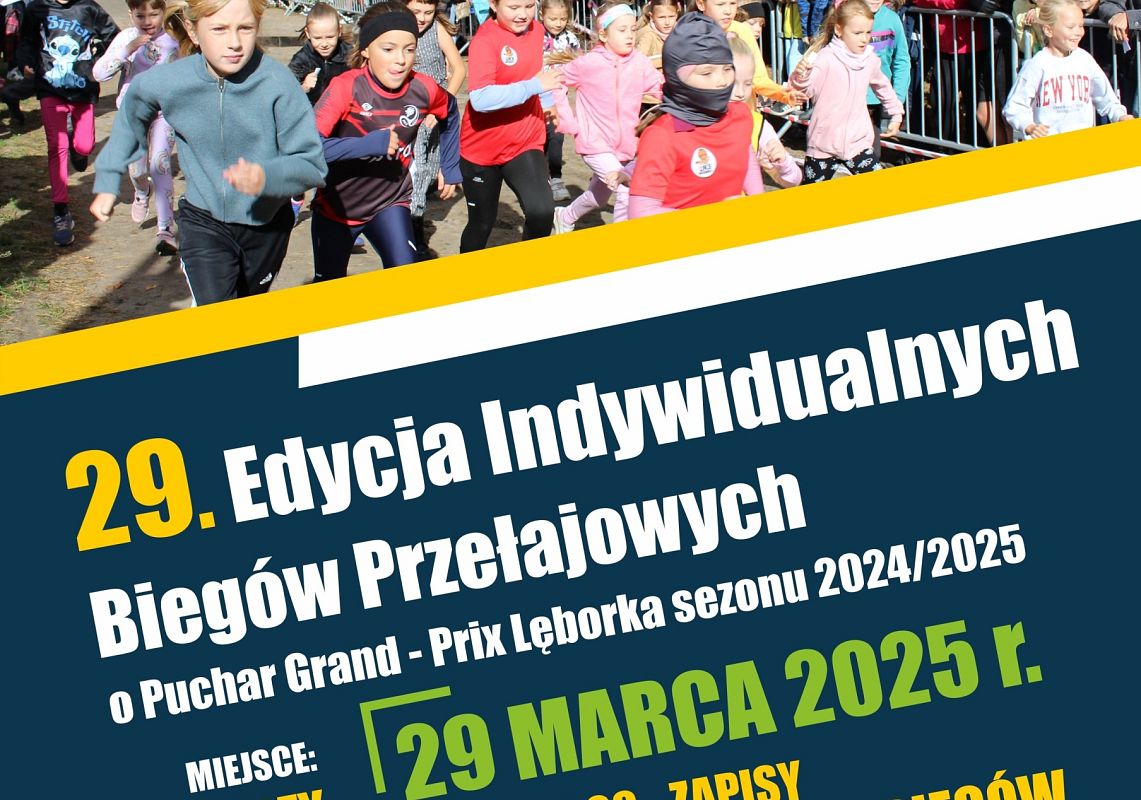 29. Edycja Indywidualnych Biegów Przełajowych o Puchar Grand-Prix Lęborka sezonu 2024/2025