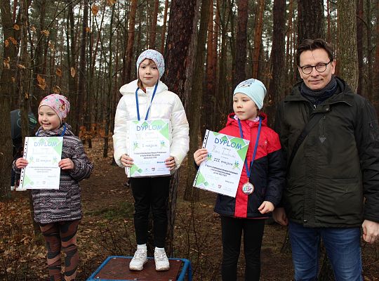 Grafika 11. Zwycięzcy na podium w kategorii skrzaty dziewczęta