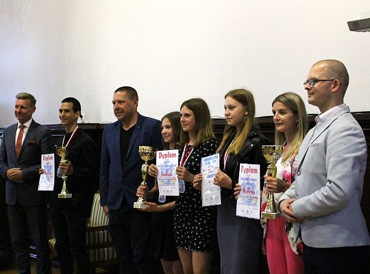 Grafika 16. Zwycięzcy w klasyfikacji drużynowej szkół ponadpodstawowych