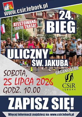 Grafika 24. Bieg Uliczny św. Jakuba