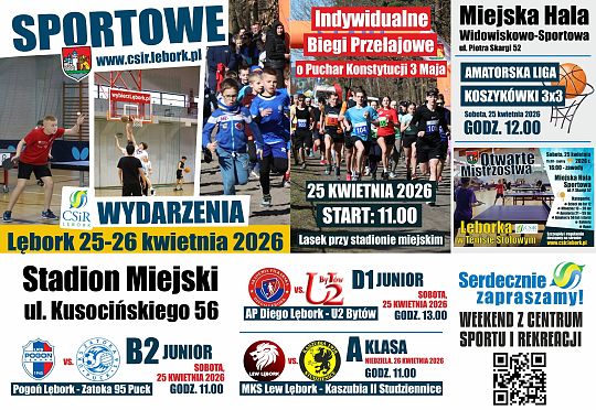 Grafika Sportowy WEEKEND 25 - 26 kwietnia