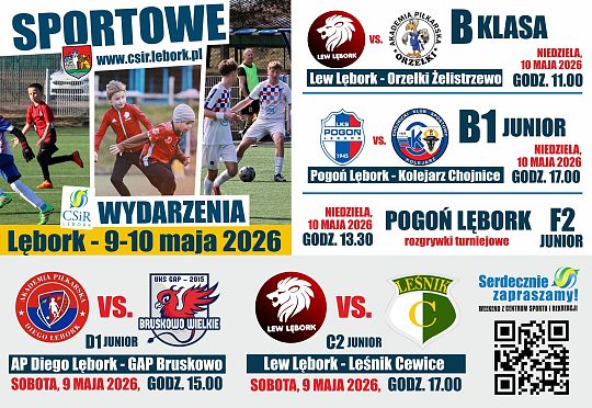 Grafika Sportowy WEEKEND 9 - 10 maja